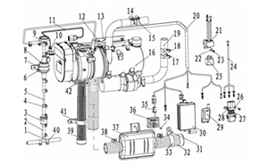 Truck Parking Water Heater – 9kW unit